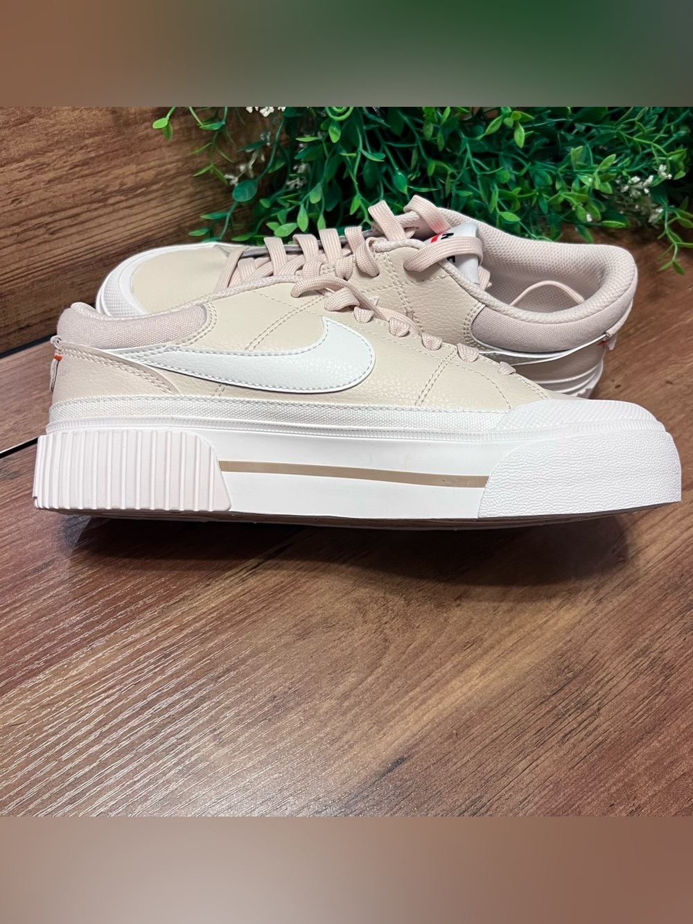 Nike Wmns Court Legacy Lift Women Casual Lifestyle Platform Sneakers - Picture 12 of 15